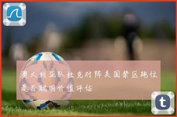 澳大利亚队杜克对阵美国禁区跑位是否聪明价值评估